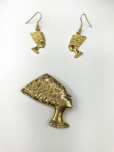 Mama Africa Broche Set - Gold Plated